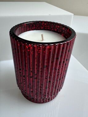 Crate & Barrel Fete Cider and Cinnamon Candle NWOB